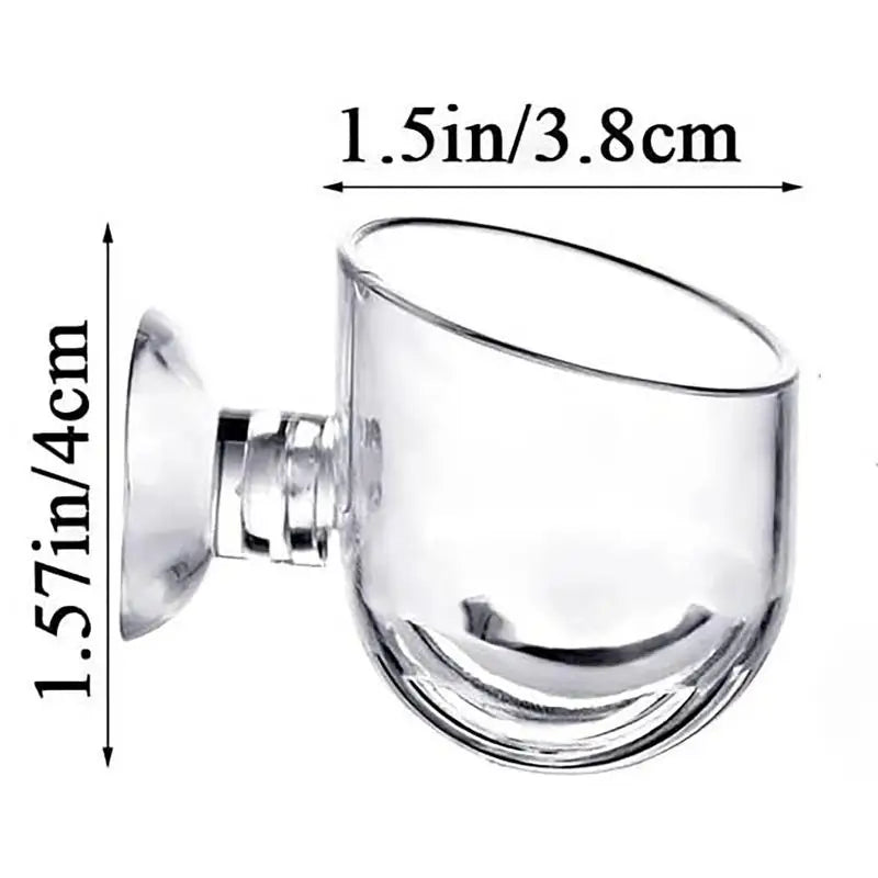 Acrylic Aquatic Plant Cup Suction Holder Aquarium Fish Tank Pot