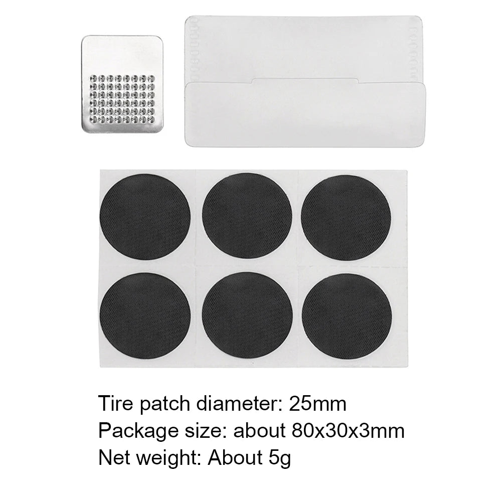 Portable Self Adhesive Bicycle Tyre Patch Cycling Tire Repair Patches