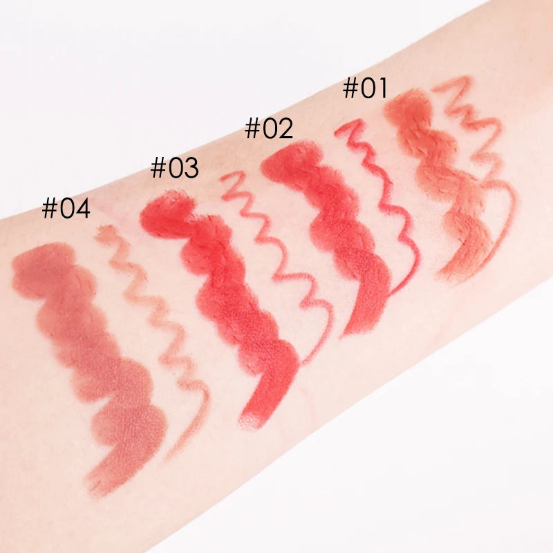 2-in-1 Double Headed Matte Lip Gloss Waterproof Smooth Apply Long Zpaxo