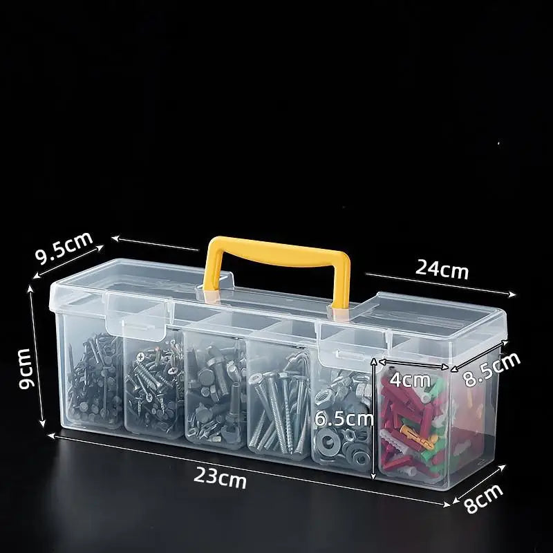 For Screws,Wrenches,Hardware Accessories,and Toys Tool Parts Storage Box Set Multi-Compartment Tool Organizer,Sorting Box Zpaxo B