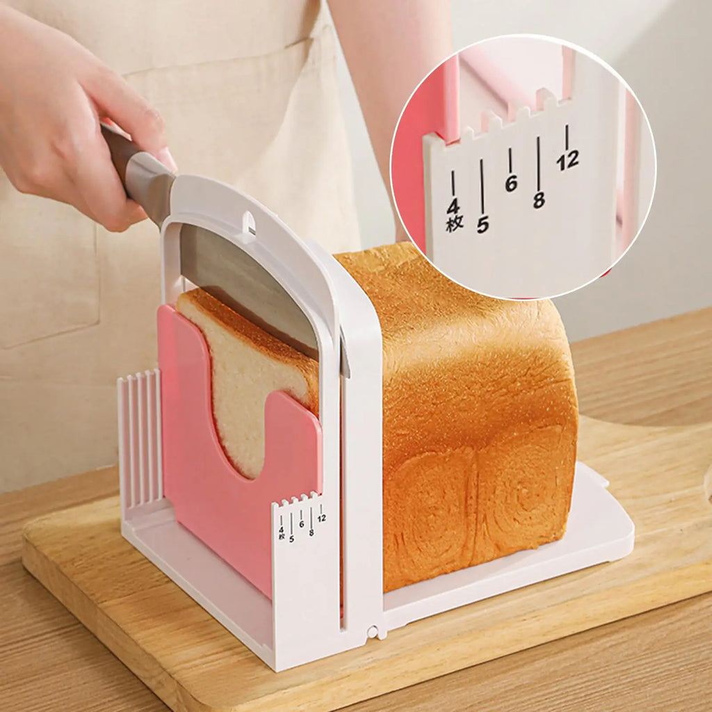 Foldable Bread Slicer Tool Kitchen Gadget Toast Sandwich Slicing
