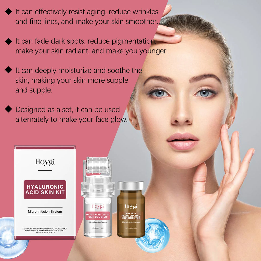 0.25mm Microneedle Roller Facial Serum Vitamin E Deep Hydration Lock Moisturizer Gentle Nourishing Soothing Redness Skincare Zpaxo