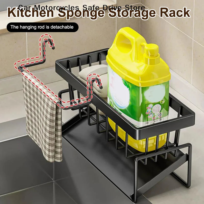 CMKitchen Multifunctional Shelf Sponge Drain Rack Sink Drainage