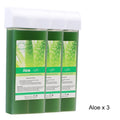 Roll-On Soft Wax Refill Kit – Body Hair Removal Wax Cartridges Depilatory Wax Kit Zpaxo 072-AloeX3