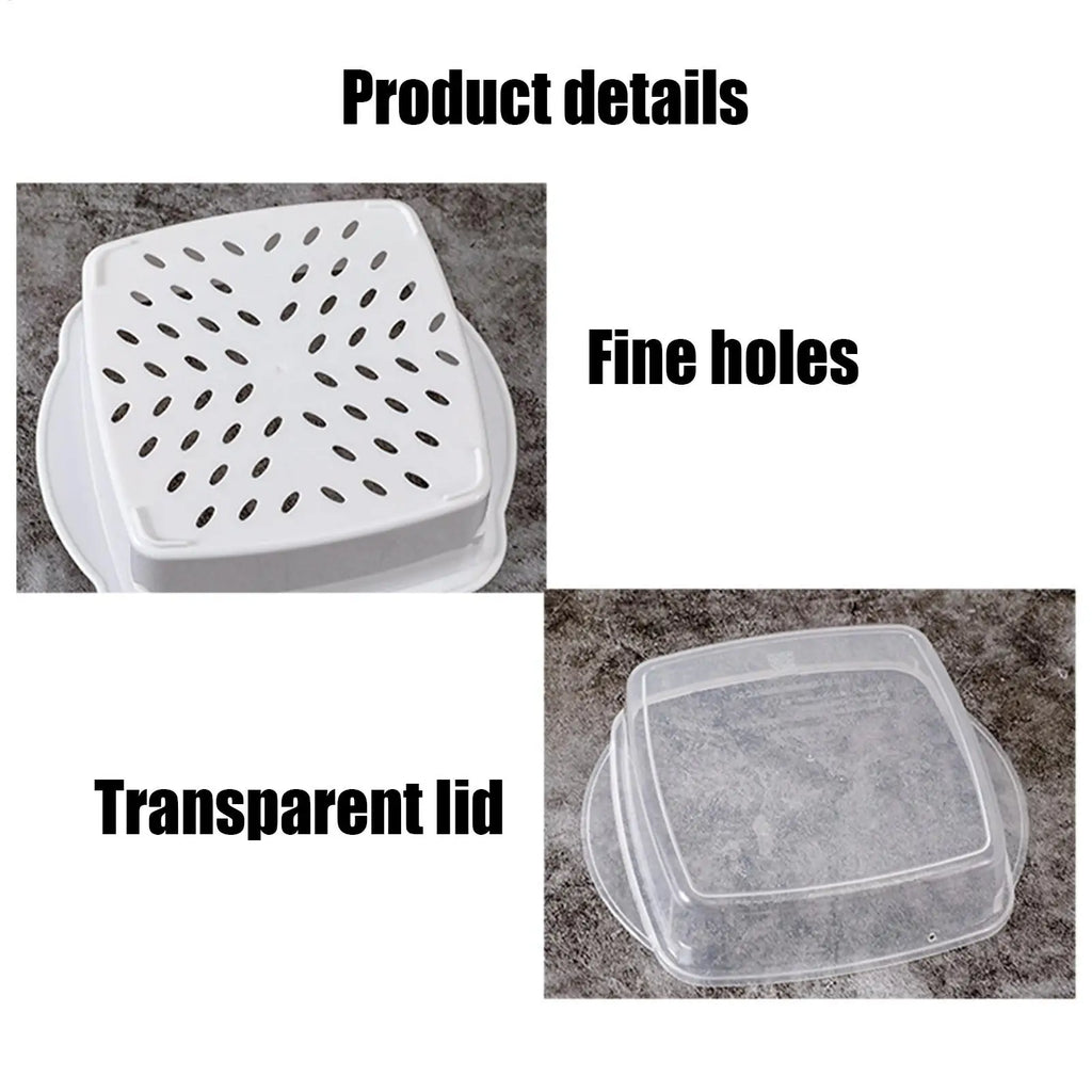 Microwave Steamer Cooker Household Kitchen Versatile Food Container