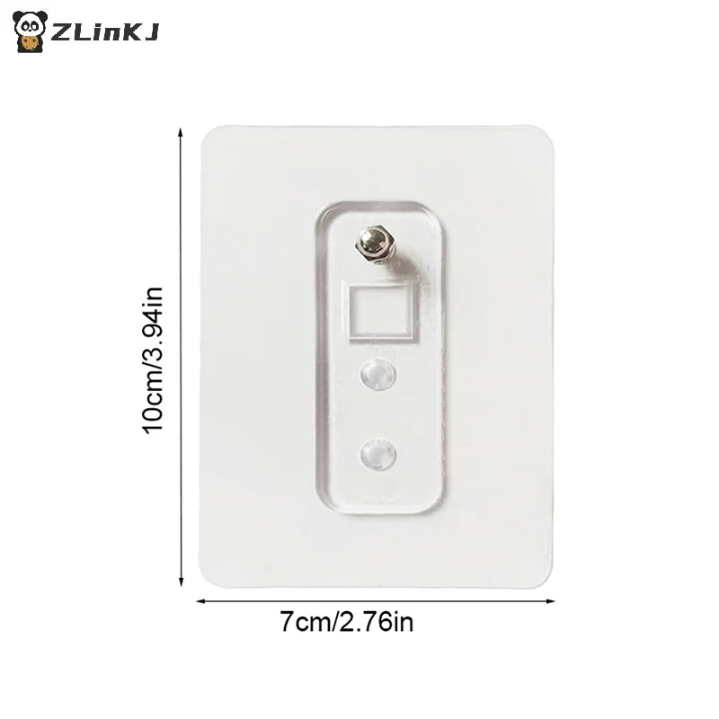 ▶5Pcs No-punch Screw Sticker Strong Non-marking Hangers Nail-free Hooks Sticky Hooks Load-bearing Screws No-punch Screw Sticker Zpaxo