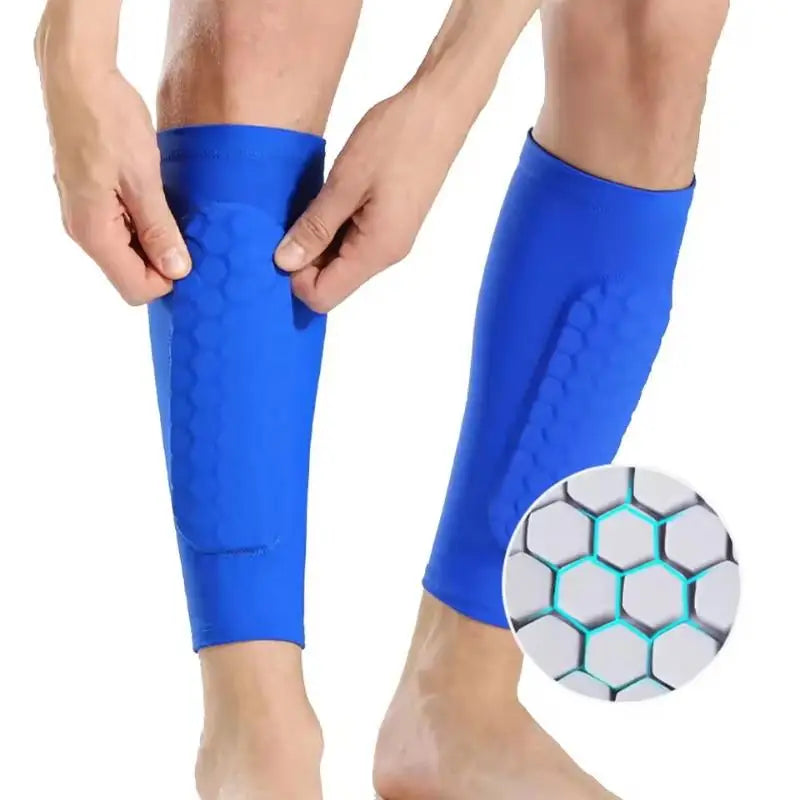 Shin Splints Soccer Sleeve Honeycomb Padding Ski Leggings Calf Zpaxo