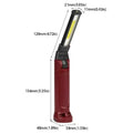 180 Folding USB Rechargeable Work Light Hanging Hook Foldable Zpaxo Style A
