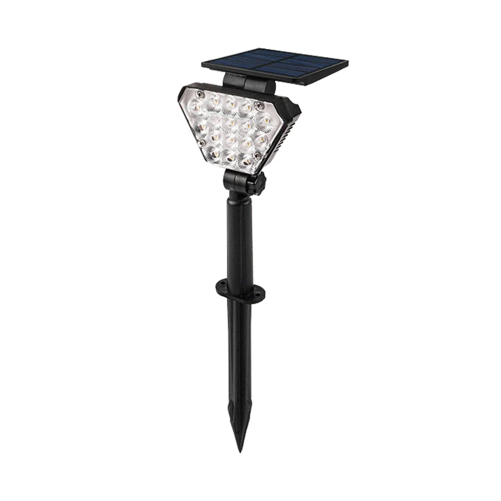 LED Ground Light Bright Solar Atmosphere 2 Lighting Modes Easy