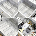Clear Makeup Organizer 7 Stackable Drawer Dividers Cosmetics Desk Zpaxo 7pcs