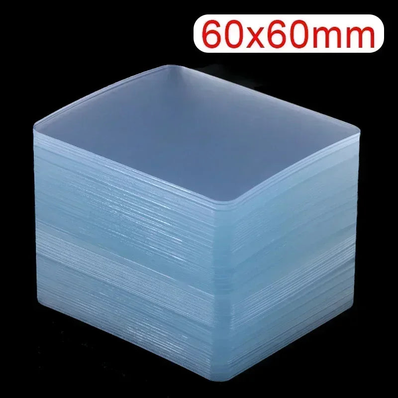 Extra Strong Glue Double Sided Adhesive Tape for Wood Square Wall Stickers Patch for Home Bathroom Seamless Waterproof Tapes Zpaxo 60x60mm 50pcs