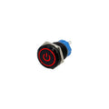 Black Metal Push Button Switch Start Stop 12/24/220V 16/19/22mm Connected LED Backlit Rocket Power Controller Momentary/Latching Zpaxo RED POWER LED 22mm China Mainland|12-24V(12V)|Momentary Self-Reset