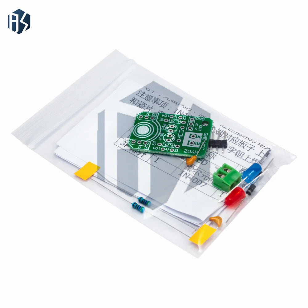 Hall Effect Magnetic Polarity Sensor Module 3 3V 5V High-sensitivity Zpaxo