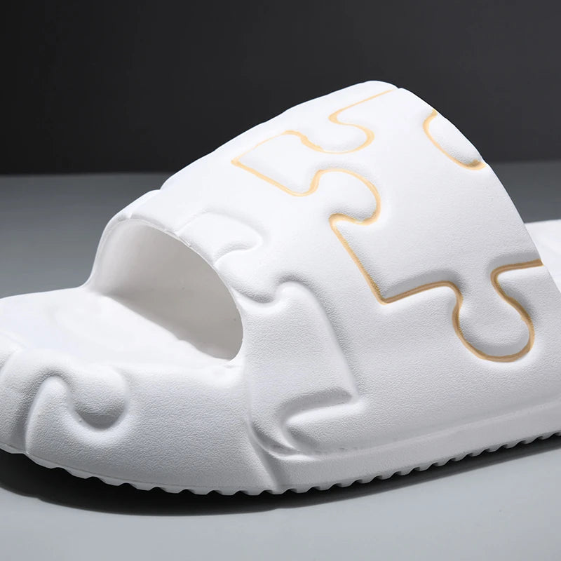 Platform Men Slippers Soft EVA Women's Fashion Flip Flops Outdoor