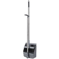 Broom & Dustpan Set – Foldable Sweeping Brush with Dustpan Broom & Dustpan Set Zpaxo Gray