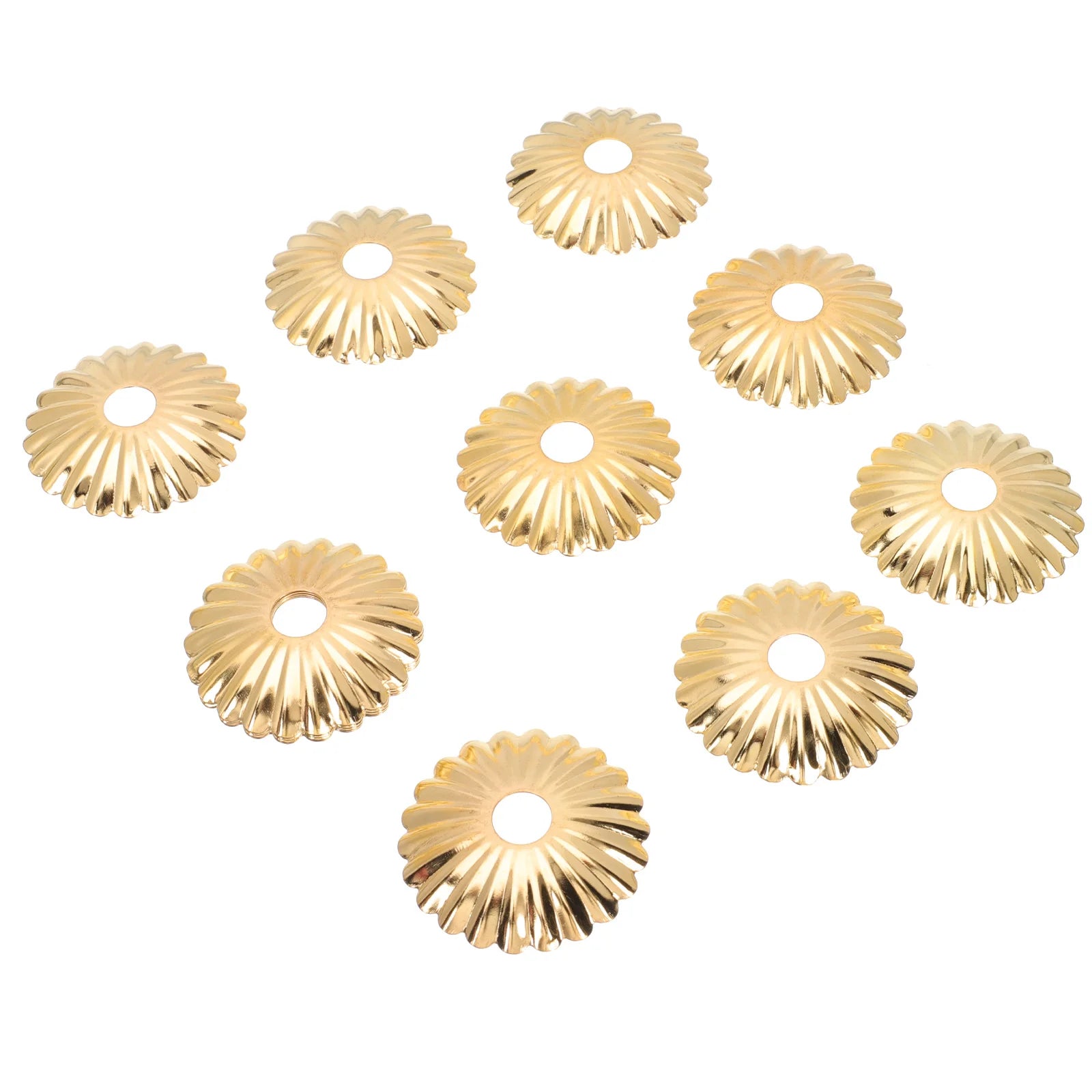Flower Shaped Lamp Cover Metal Ceiling Light Gasket Sunflower Design
