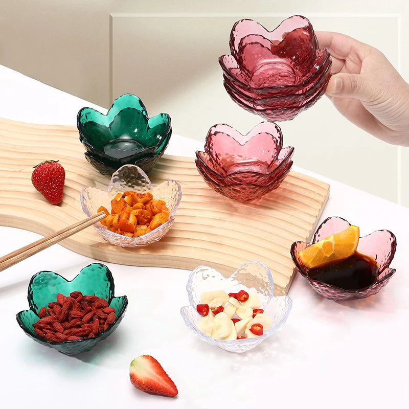 Acrylic Sauce Dish Creative Cherry Blossoms Serving Dishes Small Zpaxo