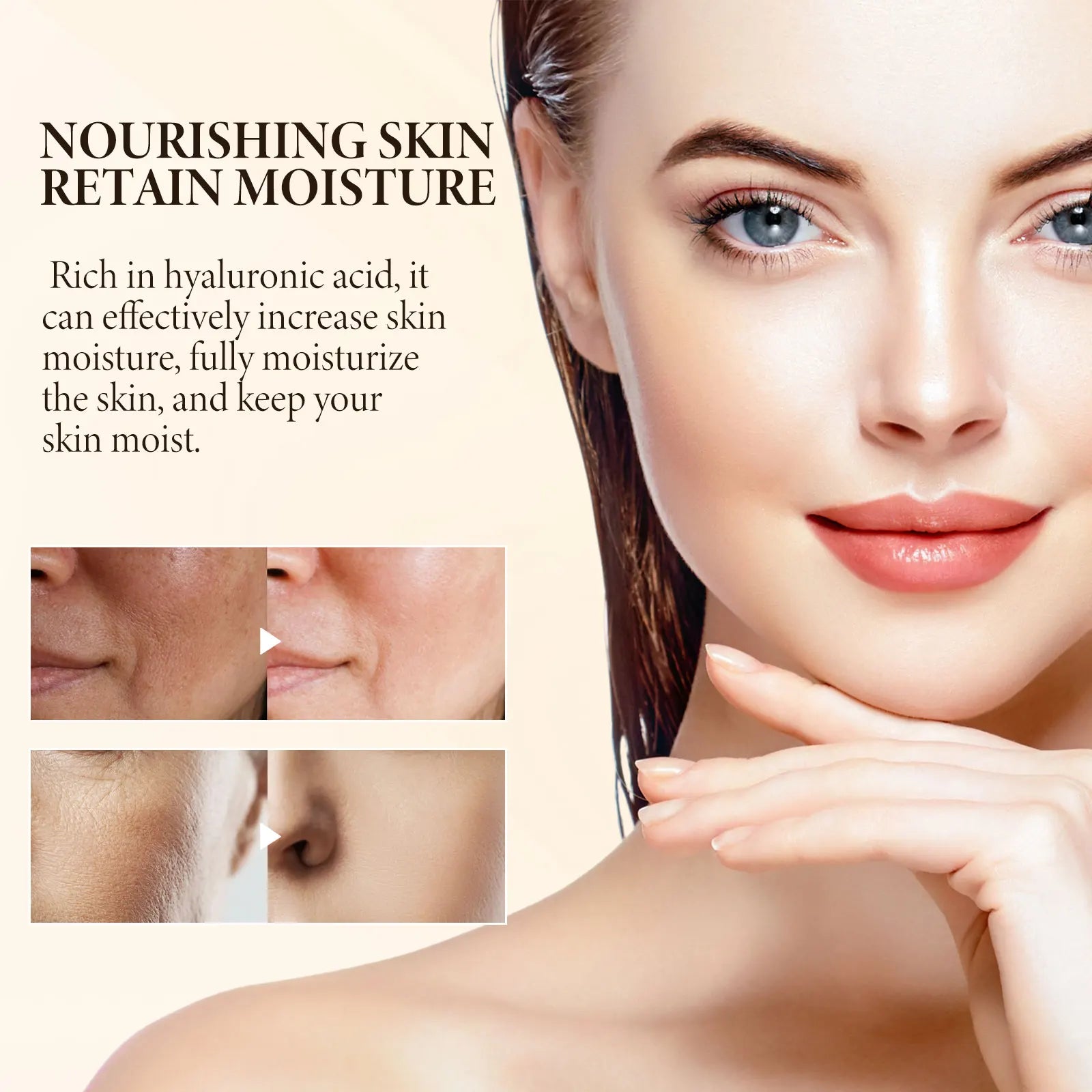 Bee Venom Face Cream 50g Firming Moisturizer for Face Neck Eyes Reduce Fine Lines Wrinkles Anti Aging Hydration with Panthenol Zpaxo