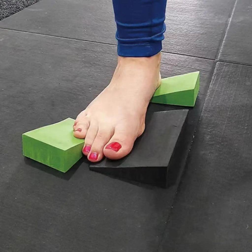 3Pcs Yoga Wedge Blocks EVA Foam Yoga Wedge Stretch Slant Boards Exercise Yoga Block Pilates Wedge Squats Fitness Accessories Zpaxo