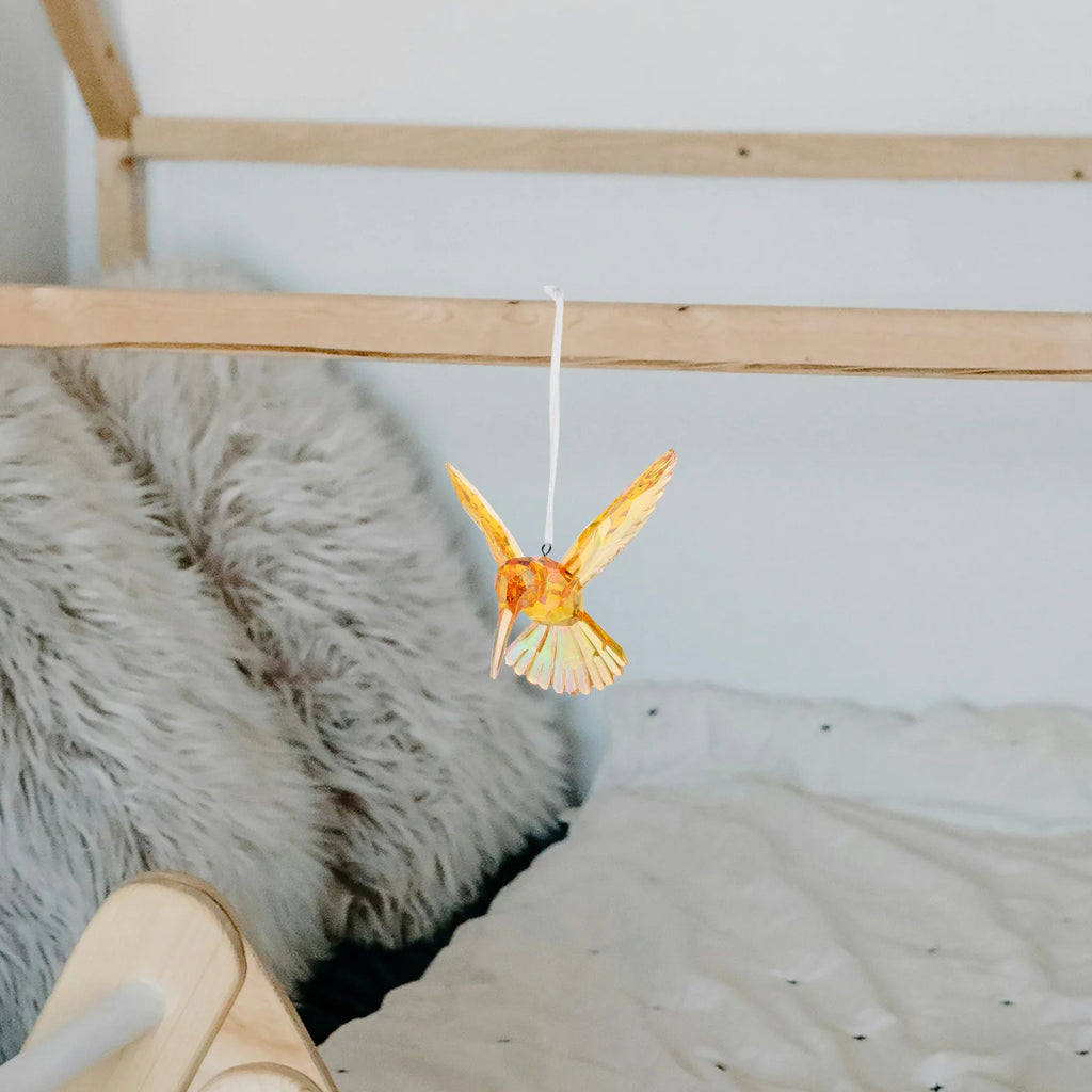 Transparent Bird Hanging Ornament Acrylic Hummingbird Pendant