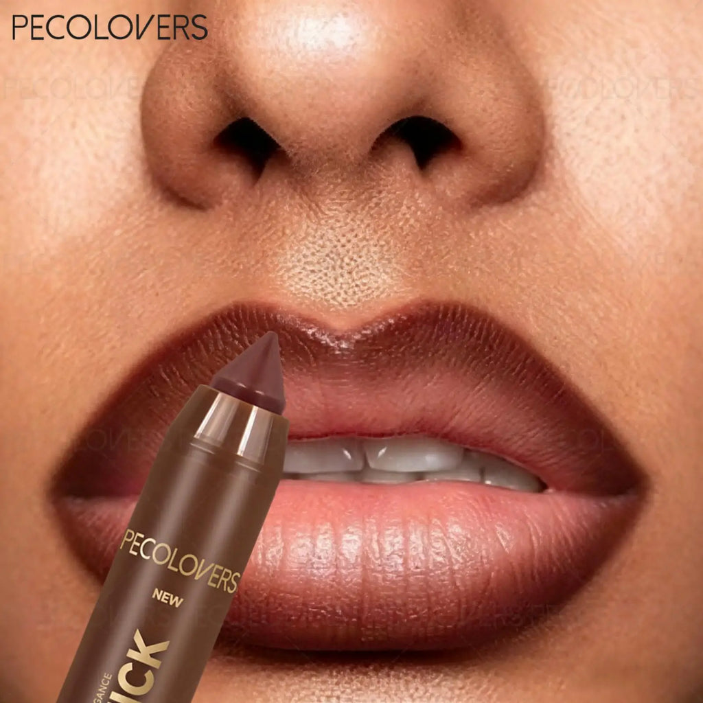 1PC [Matte Nude Lipstick] Lip Liner Stick Lipstick Pen Matte Nude Color Not Easy to Decolorize Waterproof Lasting Skin Color Zpaxo