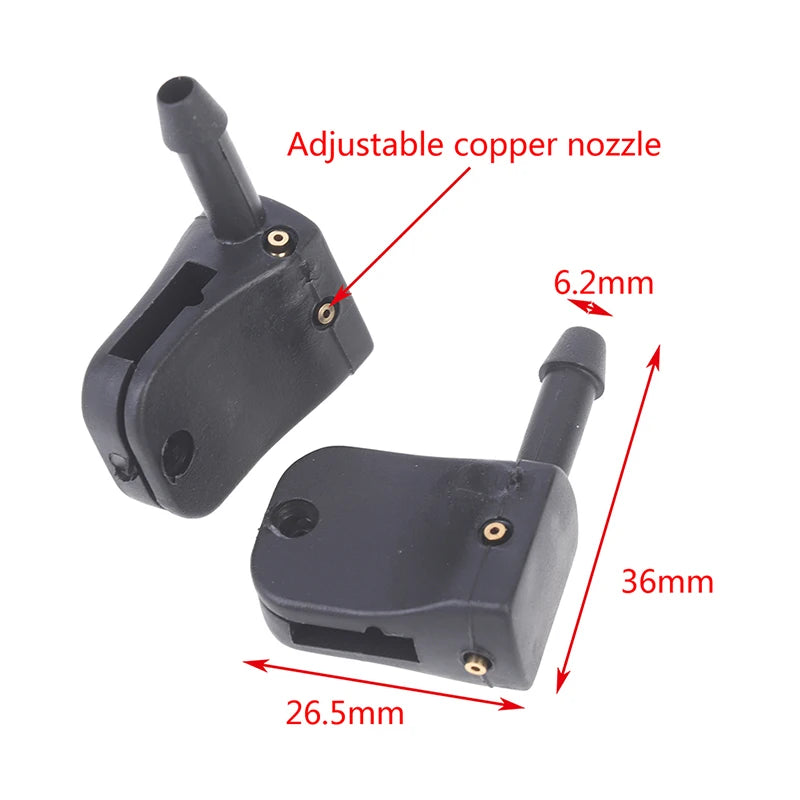 Car Universal Front Windshield Wiper Nozzle Jet Sprayer Kits