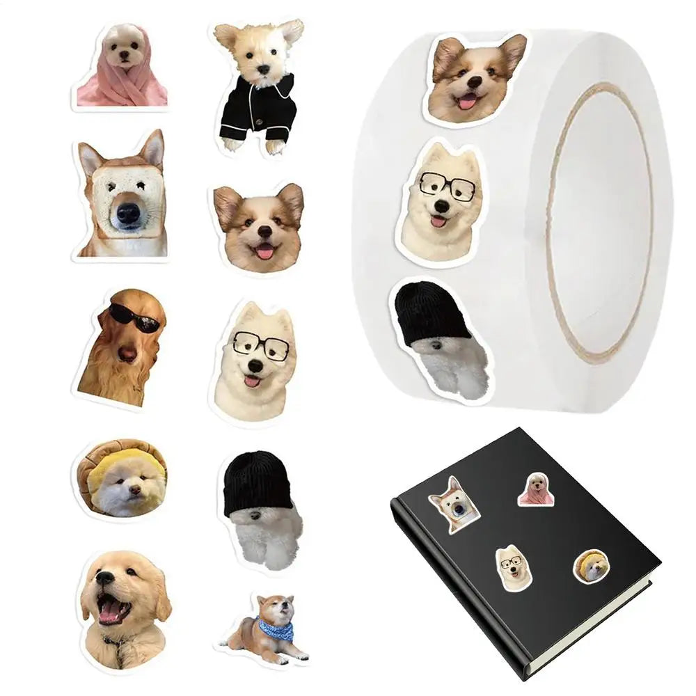 Cat Stickers For Kids 500 Sheet/Roll Stickers Decor Envelope Seal Decoration For School Party Office Scrapbook Notebook Laptop Zpaxo China Mainland D