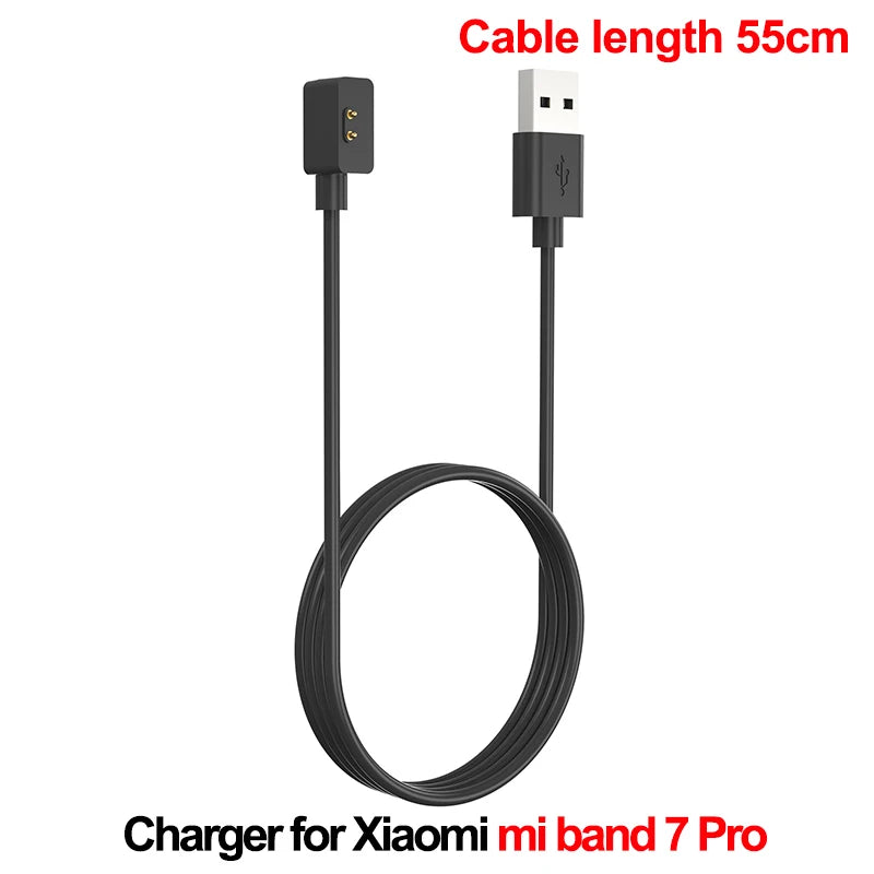 USB Charging Cable Xiaomi Mi Band 7 6 5 4 3 2 Magnetic Chargers