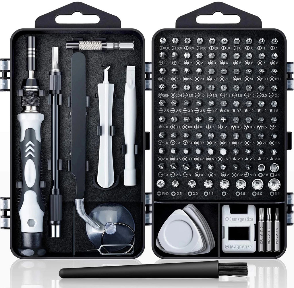 Precision Screwdriver Set,WOZOBUY 115/122/138 in 1 Computer Screwdriver Kit,Electronics Tool Kit for Tablet,iPhone, PS4 Repair Zpaxo