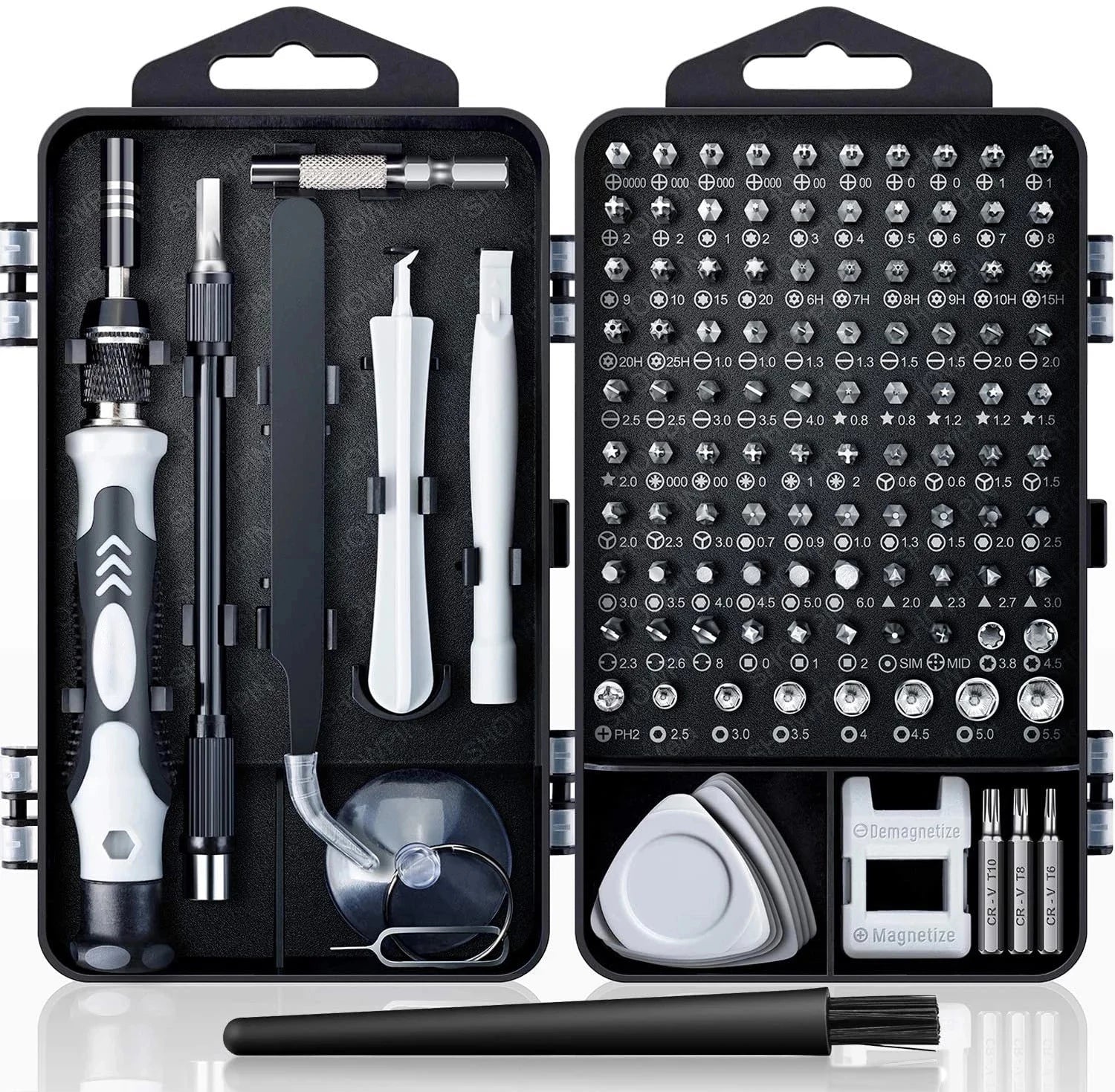 Precision Screwdriver Set,WOZOBUY 115/122/138 in 1 Computer Screwdriver Kit,Electronics Tool Kit for Tablet,iPhone, PS4 Repair Zpaxo