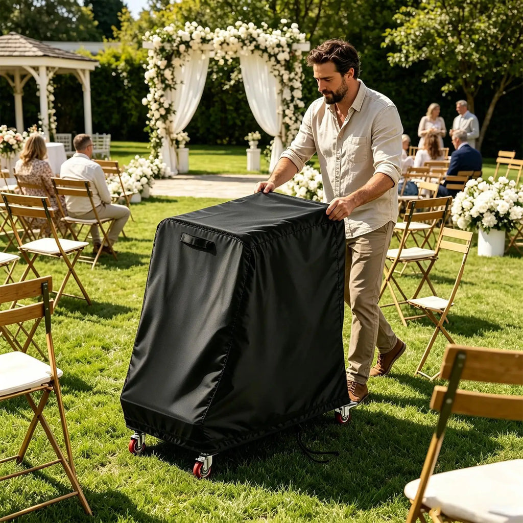 Folding Chair Rack Cover Oxford Waterproof Dustproof Protector Cart