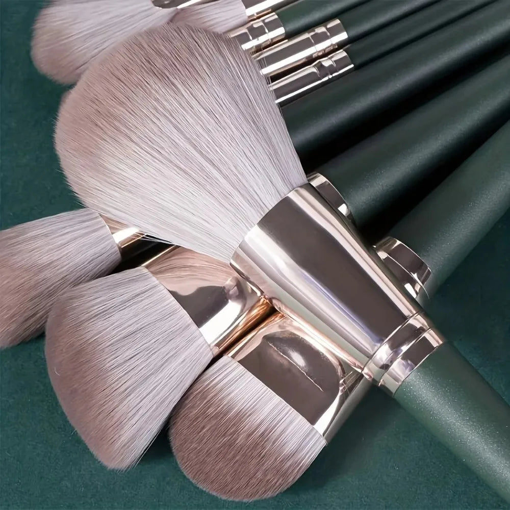 14-Piece Makeup Brush Reusable Washable Make Up Brushes Soft Beauty Zpaxo