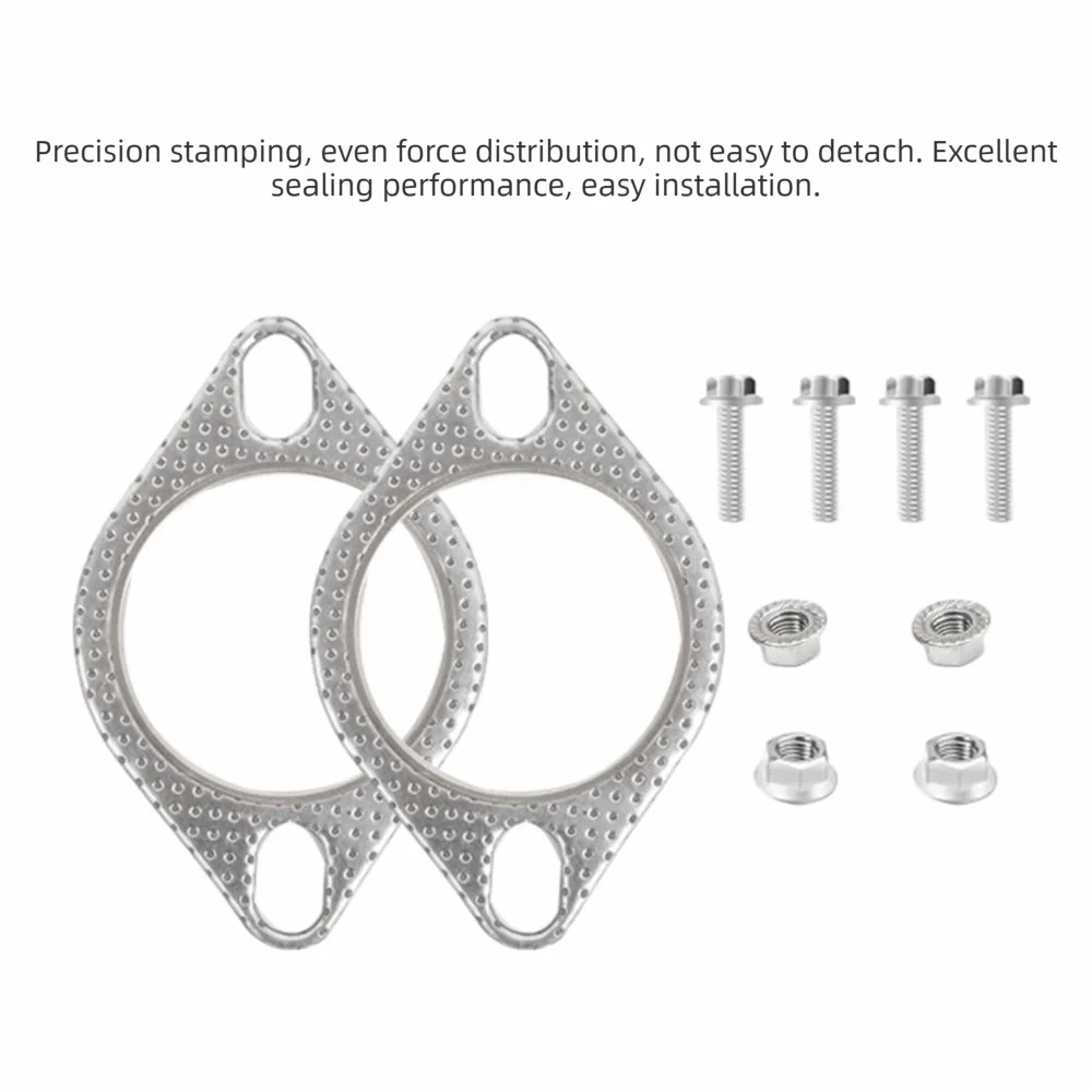Heavy Duty Car Exhaust Gasket Bolts Temperature Resistance Catalytic Zpaxo