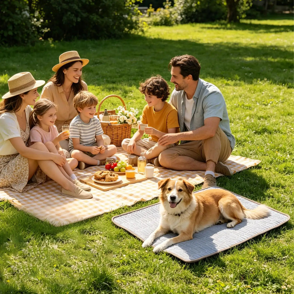 Dog Cooling Mat Breathable Nonslip Washable Foldable Portable Summer