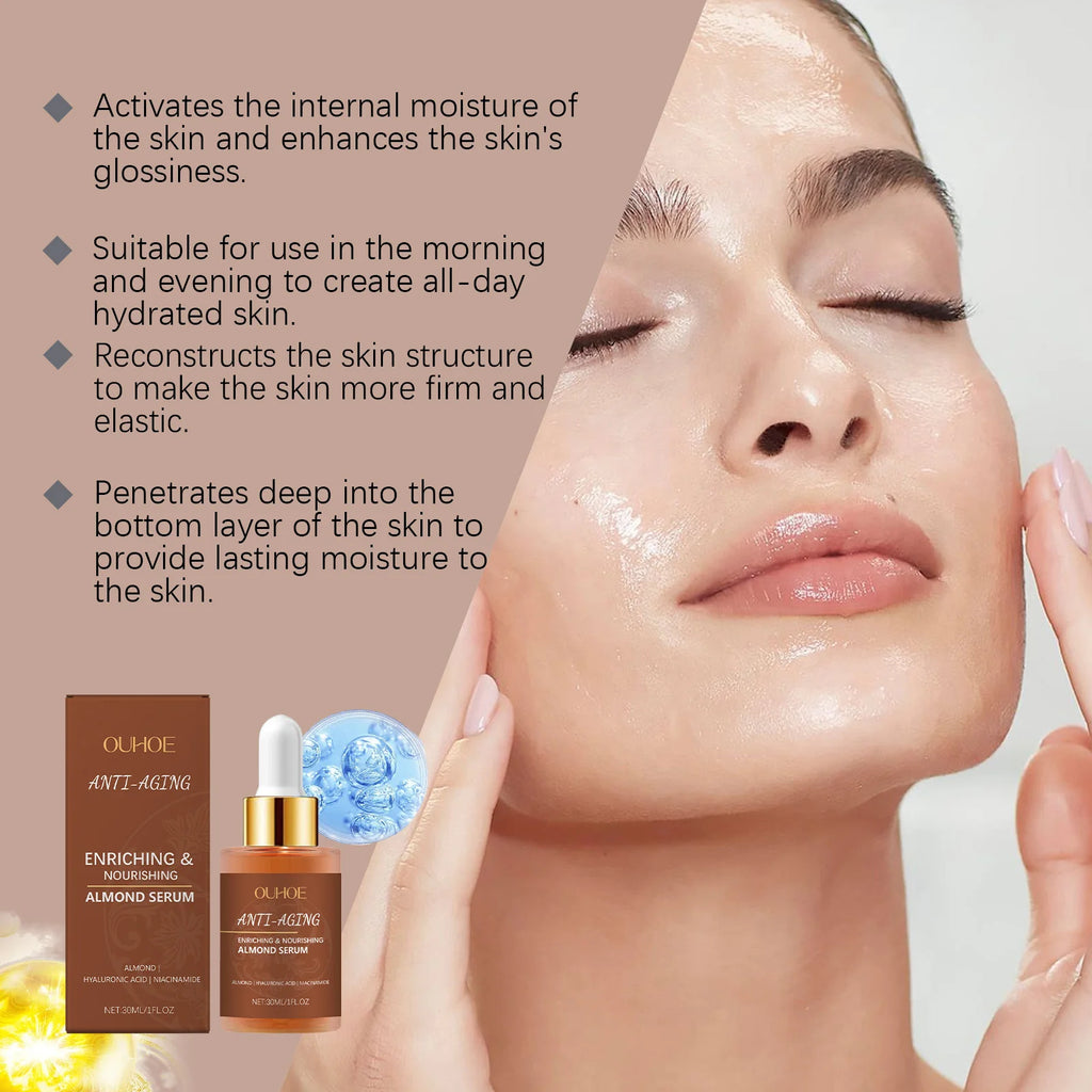Almond Face Serum – Hydrating, Brightening & Pore Firming Face Serum Zpaxo