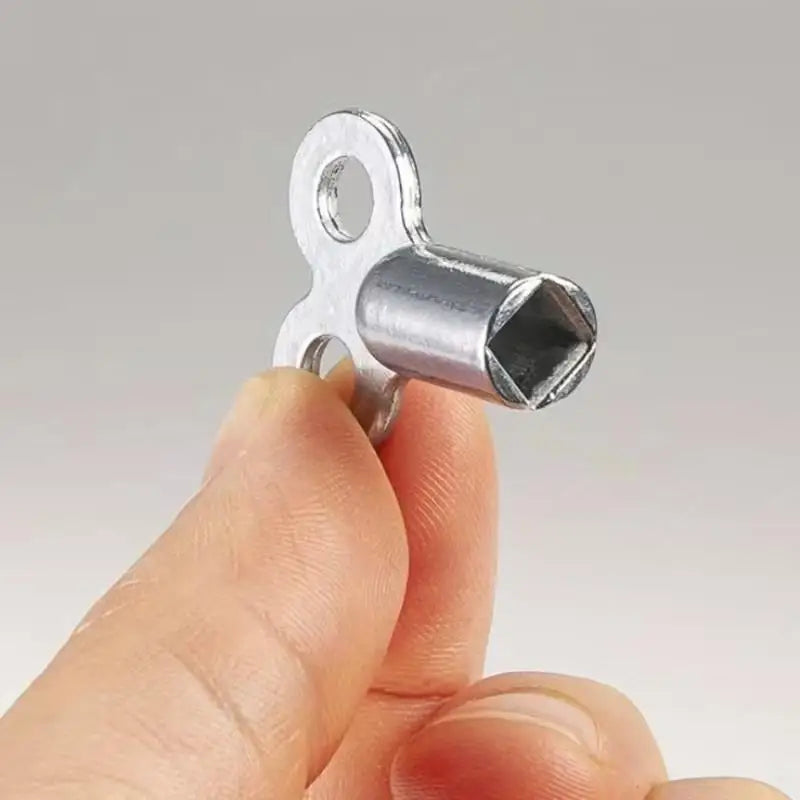 4pcs Radiator Valve Keys: Metal, Corrosion-Resistant, EU Thread, for Heating/Ventilation Zpaxo