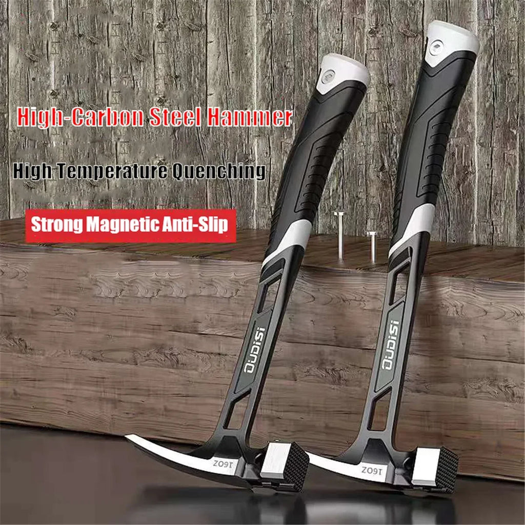 Multifunction Magnetic Claw Hammer Woodworking Non-slip Shockproof