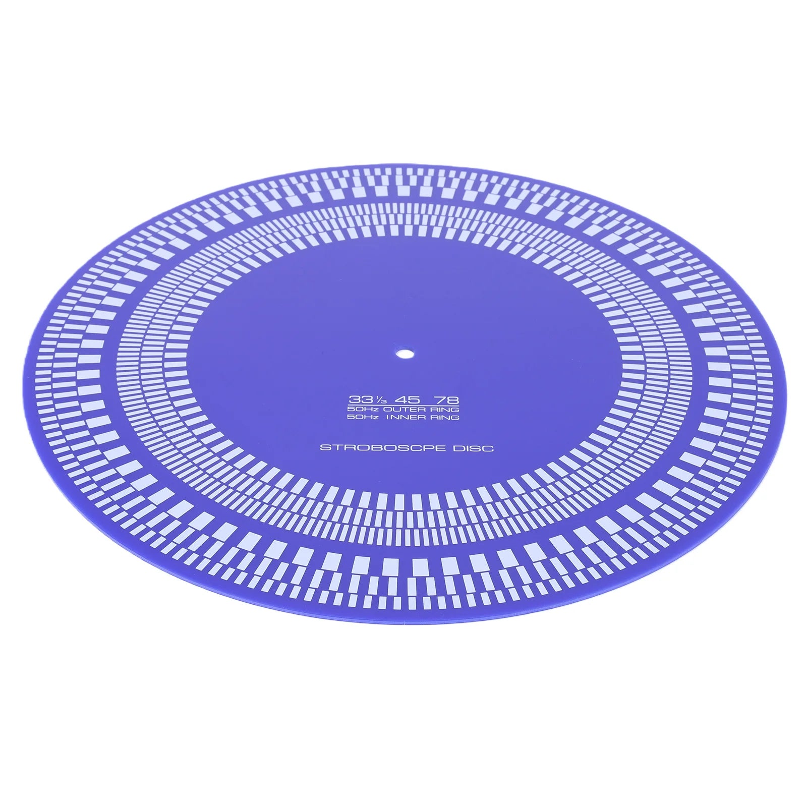Turntable Strobe Disc X Calibration Double Sided 33 45 78 RPM Record
