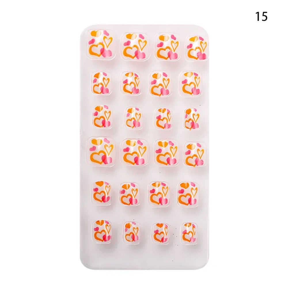 53 Colors Nail Polish Stickers Pure Strips Waterproof Adhesive Full