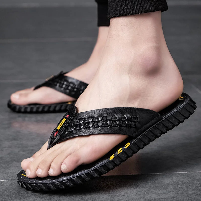 Men's Slippers Comfortable Lightweight Soft Sole Casual Slides Indoor