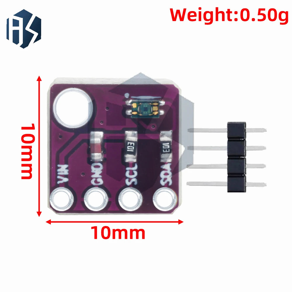VEML6040 RGBW Sensor Module I2C Interface Ambient Light Intensity Zpaxo
