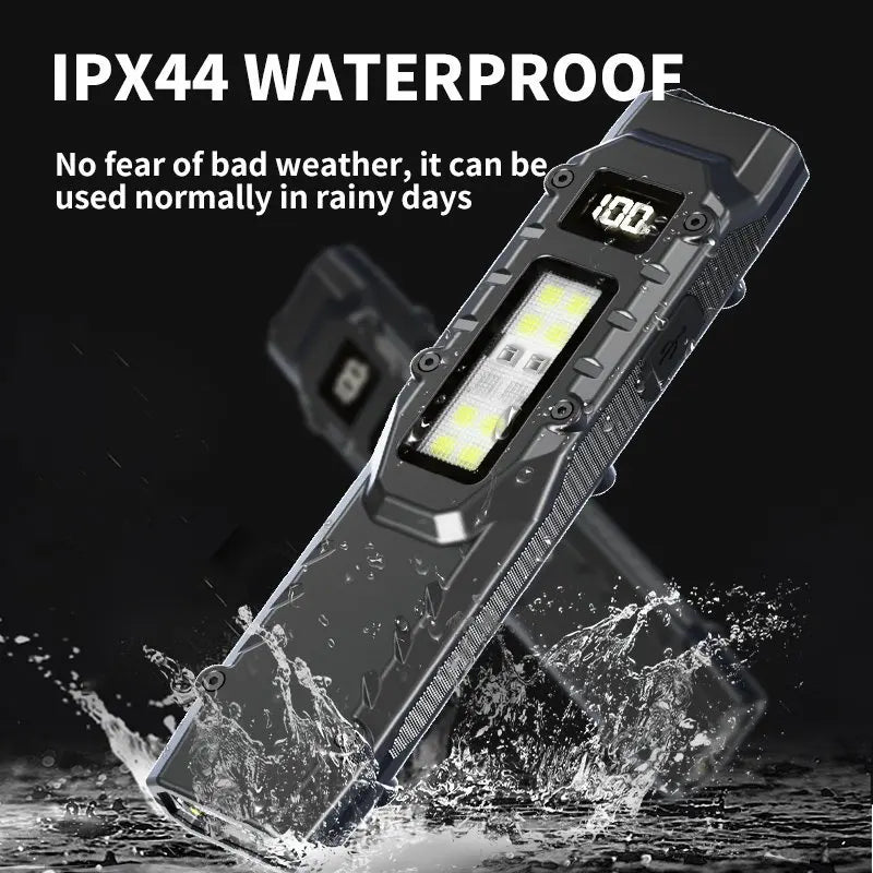 POCKETMAN 9-Mode LED Work Light USB Rechargeable Flashlight
