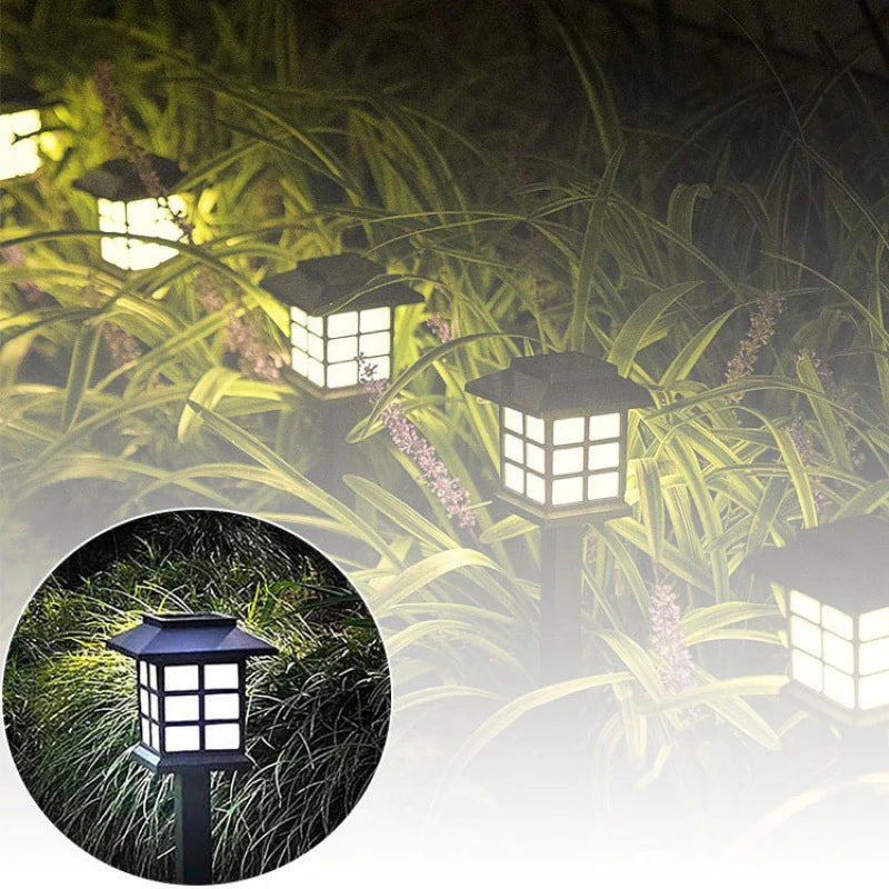 Chinese Style Solar LED Lawn Light – Waterproof Garden Décor
