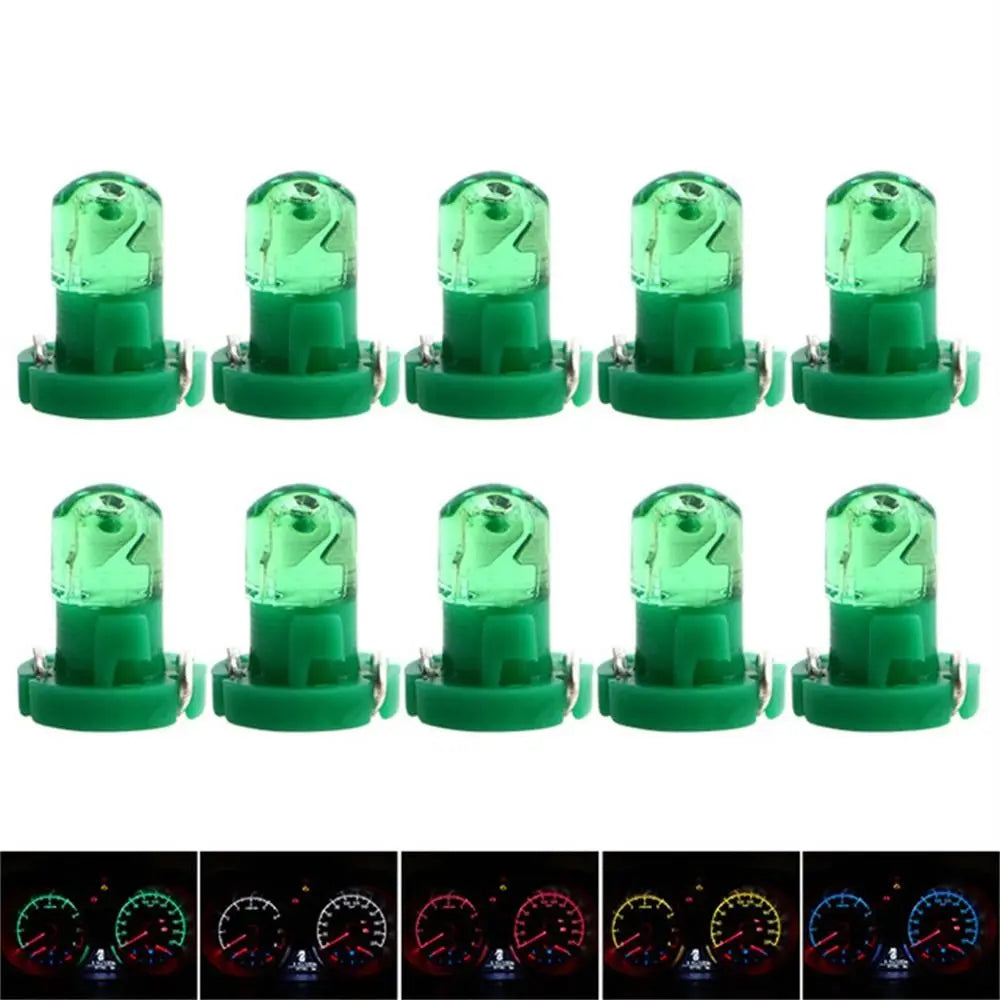 COB Light Dashboard Light Wedge Light Central Control Lamp Dashboard Indicator Lights Car LED Lights Instrument Panel Lights Zpaxo Green-T3