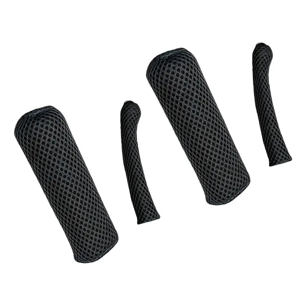 Ice Silk Motorcycle Grip Cover – Non-Slip Breathable Sleeve Handlebar Grip Cover Zpaxo Black