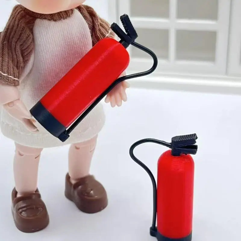 1:12 Miniature Fire Extinguisher Dollhouse Ornament | 1/2/5 Pcs