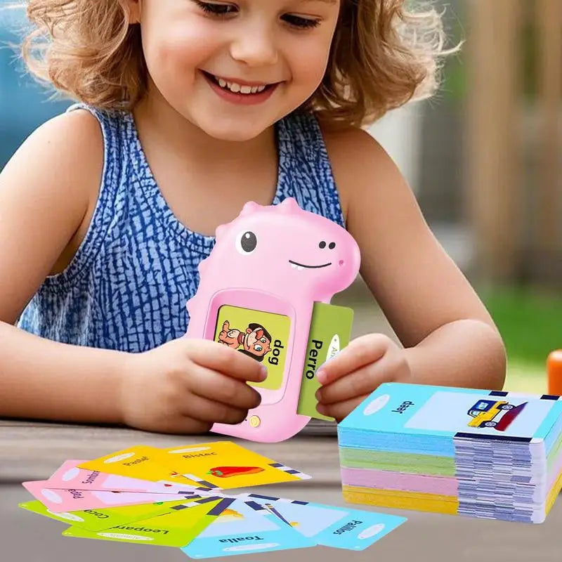 Talking Flash Cards Talking Cards For Toddler Educational Interactive Machine Games For Aged 1-3 Baby Kids Girls Children Zpaxo