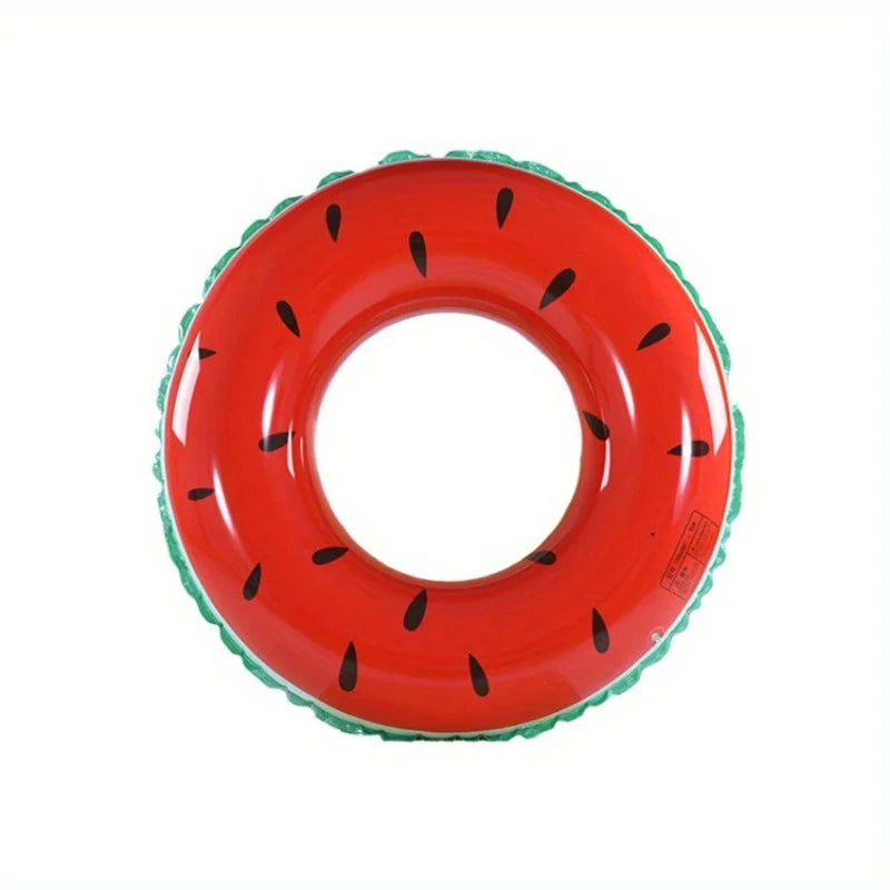 Fun Fruit-shaped Swimming Ring Adults Vibrant Summer Pool Beach Float