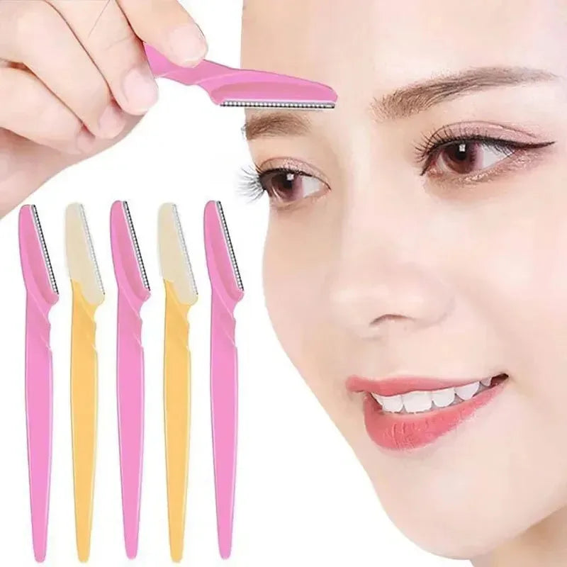 Mix Color Eyebrow Razors – Face & Body Hair Trimmer 1–10 Pcs