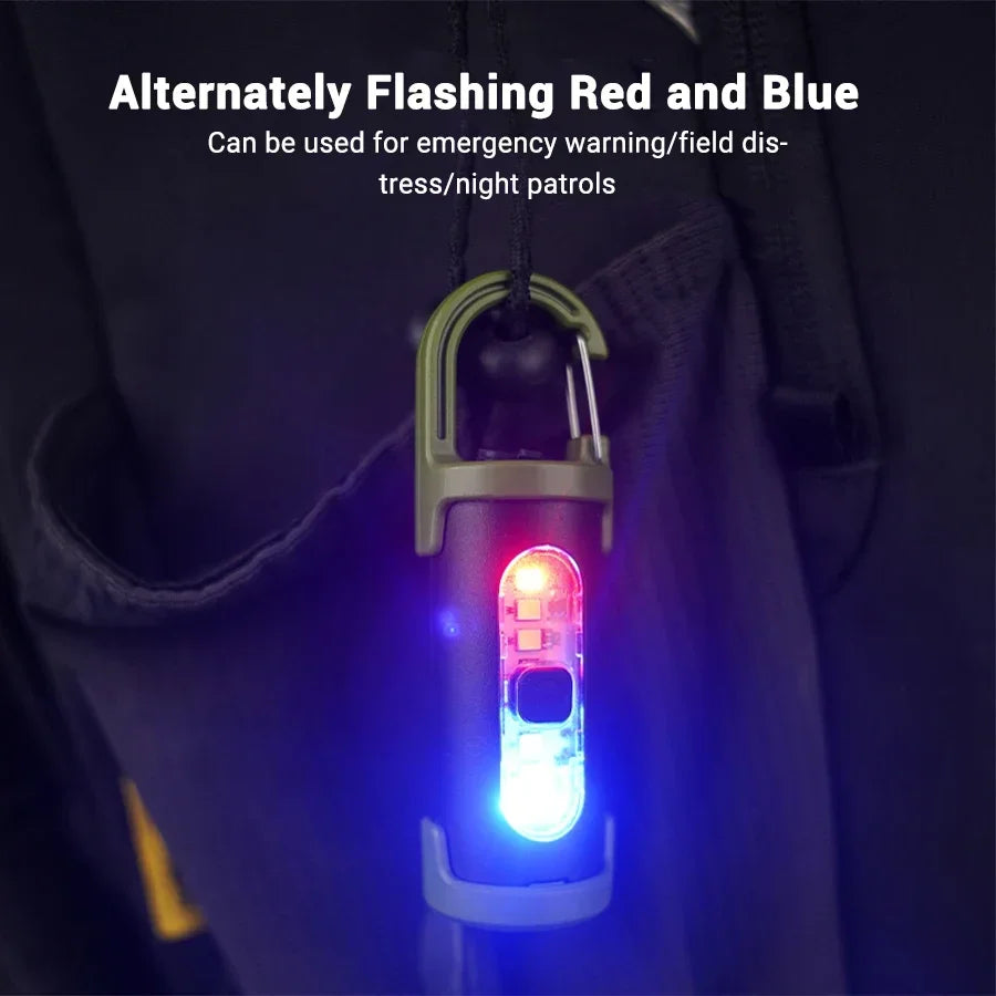 Mini USB Rechargeable LED Keychain Flashlight – Waterproof Torch LED Keychain Flashlight Zpaxo